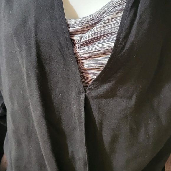 Wrapover blouse with a collar SEDUCTIONS women sz m - Picture 13 of 13